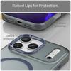 Роскошный магнитный беспроводной чехол для Magsafe для iPhone 17 Air 16 15 14 13 12 11 Pro Max Plus Ударопрочный матовый бампер