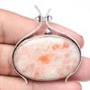 Sunstone Gemstone Mother's Day Ethnic Handmade Silver Jewelry Necklace 20 In