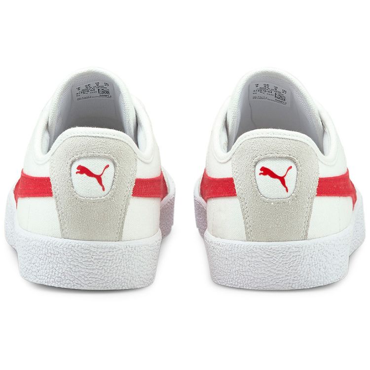 Puma Oslo Vulc Cvs Casual Low-Top Skate Shoes Unisex Sneakers White Red 374978-04
