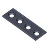 Barn Door Track Connector Plate Kit Carbon Steel Sliding Door Hardware Fittings 8x2.7cm