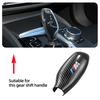 Car Gear Lever Protective Cap ABS Carbon Fiber Cover For BMW E46 E90 E60 F30 F10 E39 E36 F20 G20 G30 E92 E87 E91 X5 E70 F11 E30 XR1