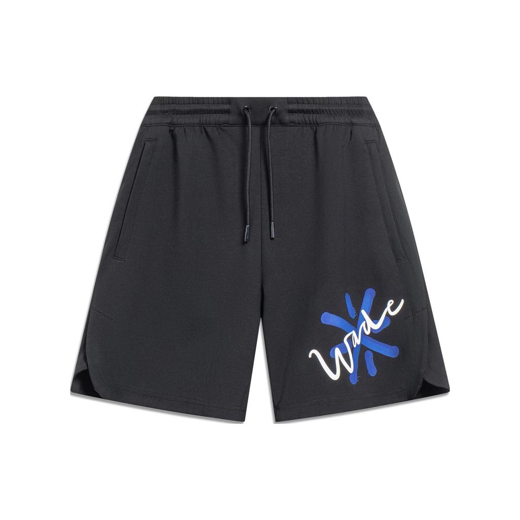 Li-Ning X Glare Wade Series с буквенным принтом и эластичной резинкой на талии, повседневные шорты прямого кроя, унисекс, AKST323-1