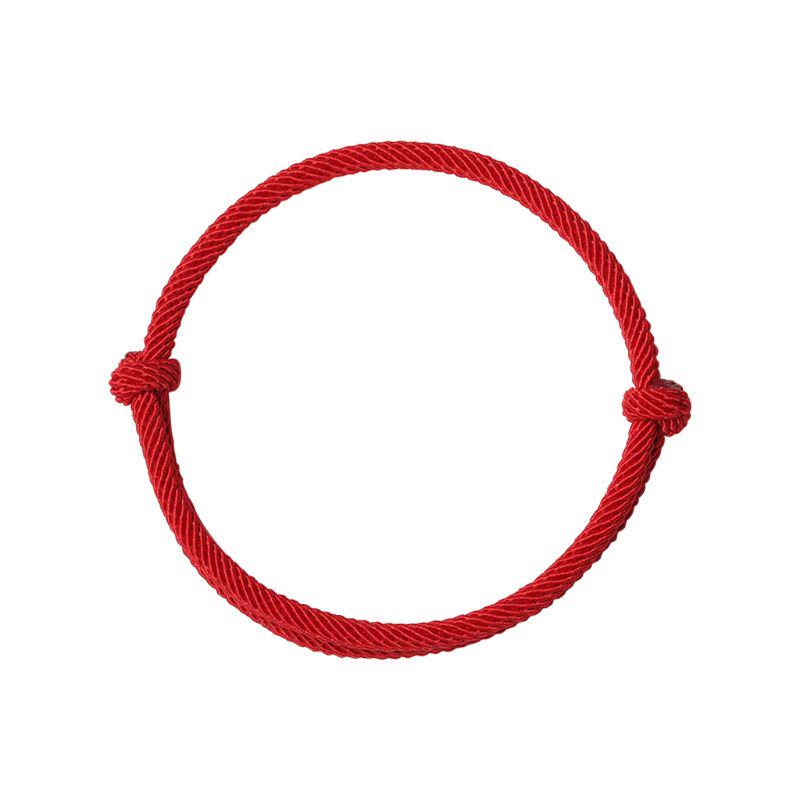 2Pcs Red String of Fate Friendship Bracelets Kabbalah Protection Good Luck Simple Matching Bracelets for Lover Women Men