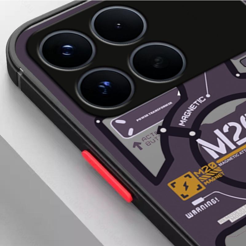Чехол для Xiaomi POCO F8 Pro Уникальный стиль машины Матовый силикон ПК Ударопрочный Защитный чехол Крышка для POCO F8 Pro POCO F8 Ultra