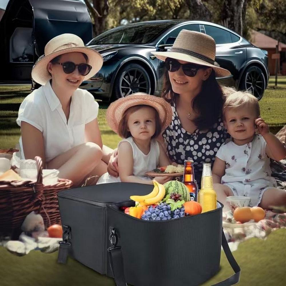 For Tesla Model 3 highland Model Y 2020-2025 Frunk Cooler Organizer Insulation Cooler Bag Front Trunk Storage Organizers