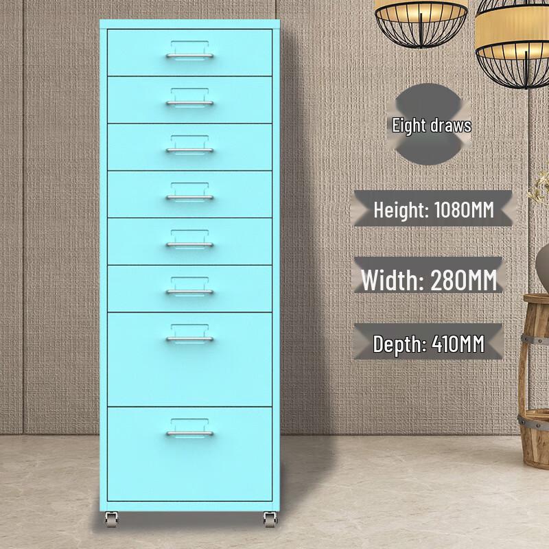 Mobile Under-Desk Metal Storage Cabinet