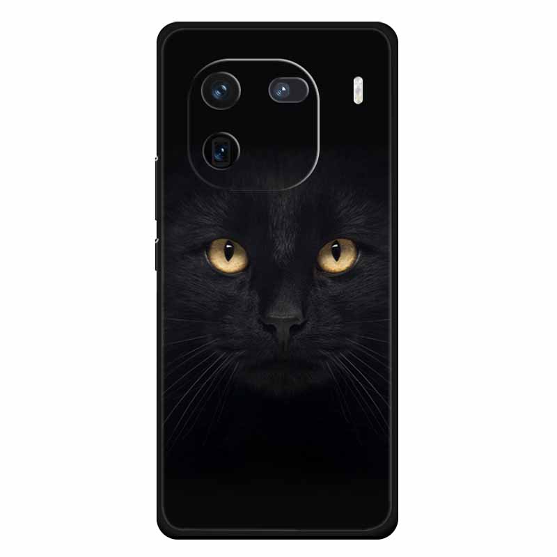 For Vivo Iqoo 12 Case Soft Silicone Cat Owl Fashion Back Covers for Vivo iQOO 12 Pro Cases Marble Shockproof Phone Shells Iqoo12