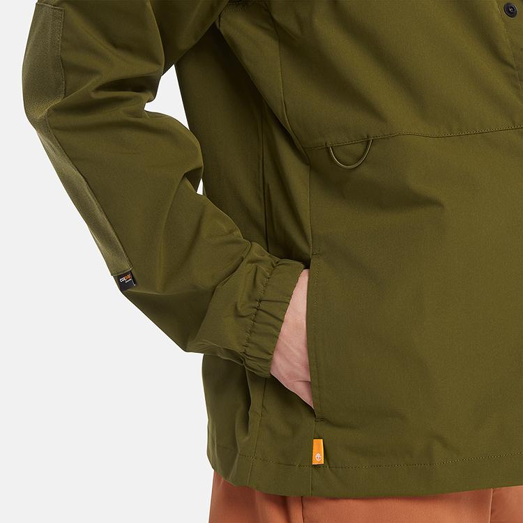Timberland Куртка мужская повседневная водонепроницаемая свободная темно-оливково-зеленая A6SF9-302
