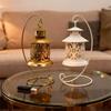 Moroccans Wrought Iron Hanging Candle Lanterns Tealight Holders With Intricate Cutout Pattern For Romantics Home Decors