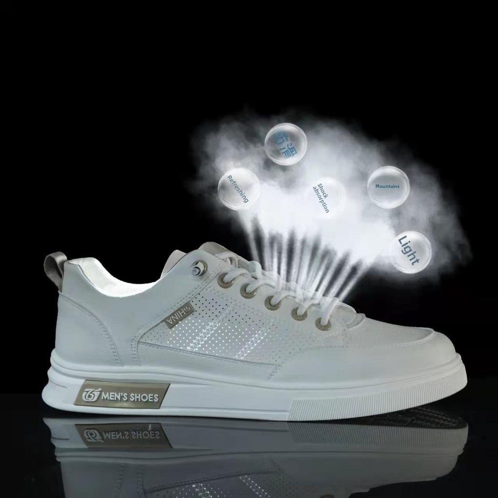 Модные молодежные универсальные кроссовки для сноуборда, трендовые мужские туфли, дышащие перфорированные туфли на одну ногу со стременем на плоской подошве белого цвета