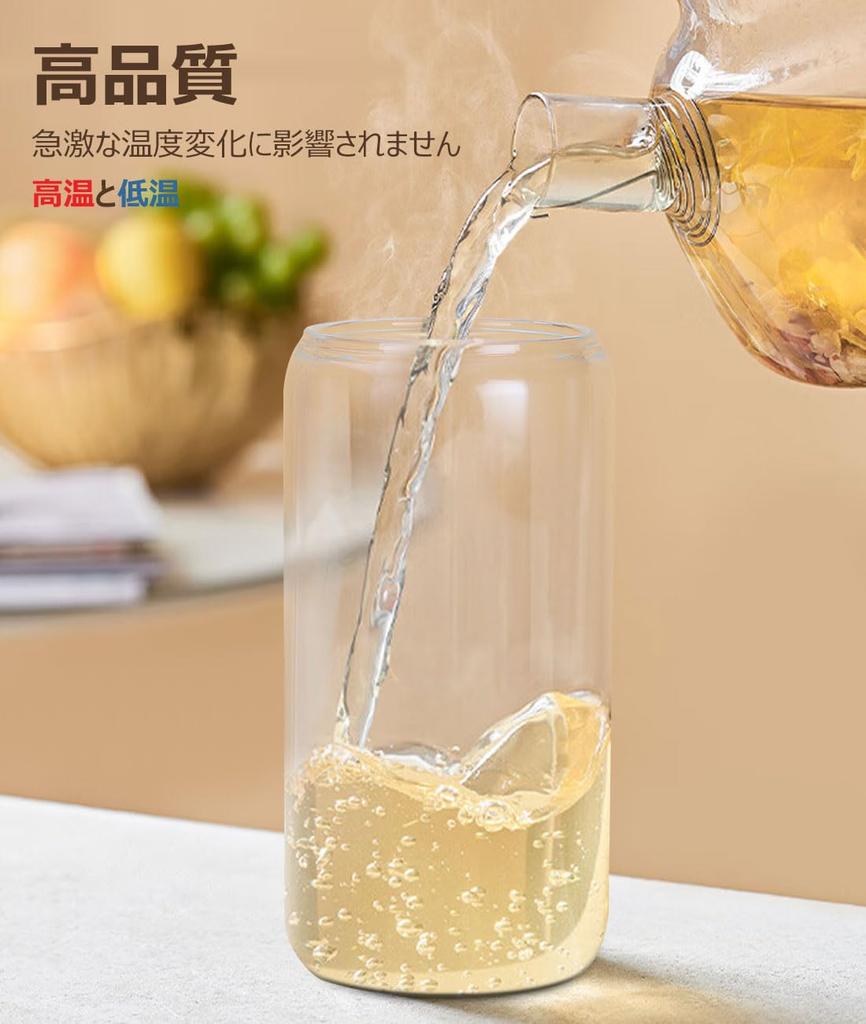 QuiExact Glass Set of Thin Highball Dishwasher Microwave Heat Resistant Cup with Thin Tumbler Canister Milk Ice Glass Crystal Cocktail Heat Resistant