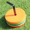 10Pcs Flat Cones Non Slip Training Spot Markers for Boxing Baseball Soccer 