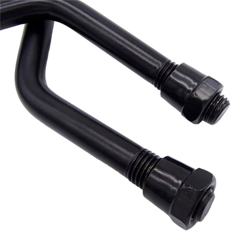 1 пара универсальных зеркал заднего вида для мотоцикла, 10 мм, с ручкой, боковые круглые зеркала, алюминий для Honda Suzuki Yamaha Kawasaki