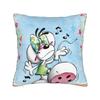 Diddl and Diddlina   Pillow Cover  Square Pillow Case Cushion Cover Kawaii Graphic Pillowcases For Office Car Home Decorative