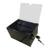 Acrylic Donation Box Ballot Lockable Transparent Portable Comment Voting Raffle for