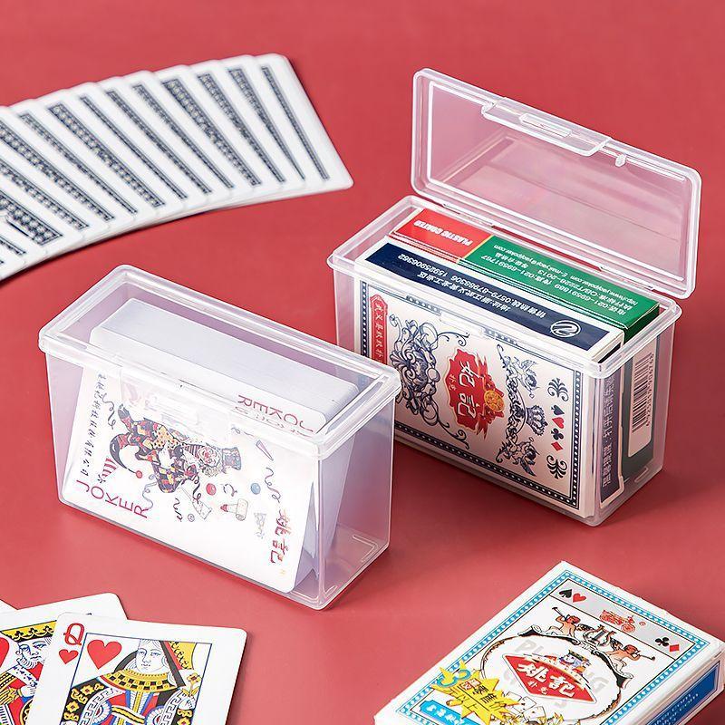 Прозрачный пластиковый ящик для хранения игральных карт Ultraman Game Card ID Card Card Card Card Business Card Storage