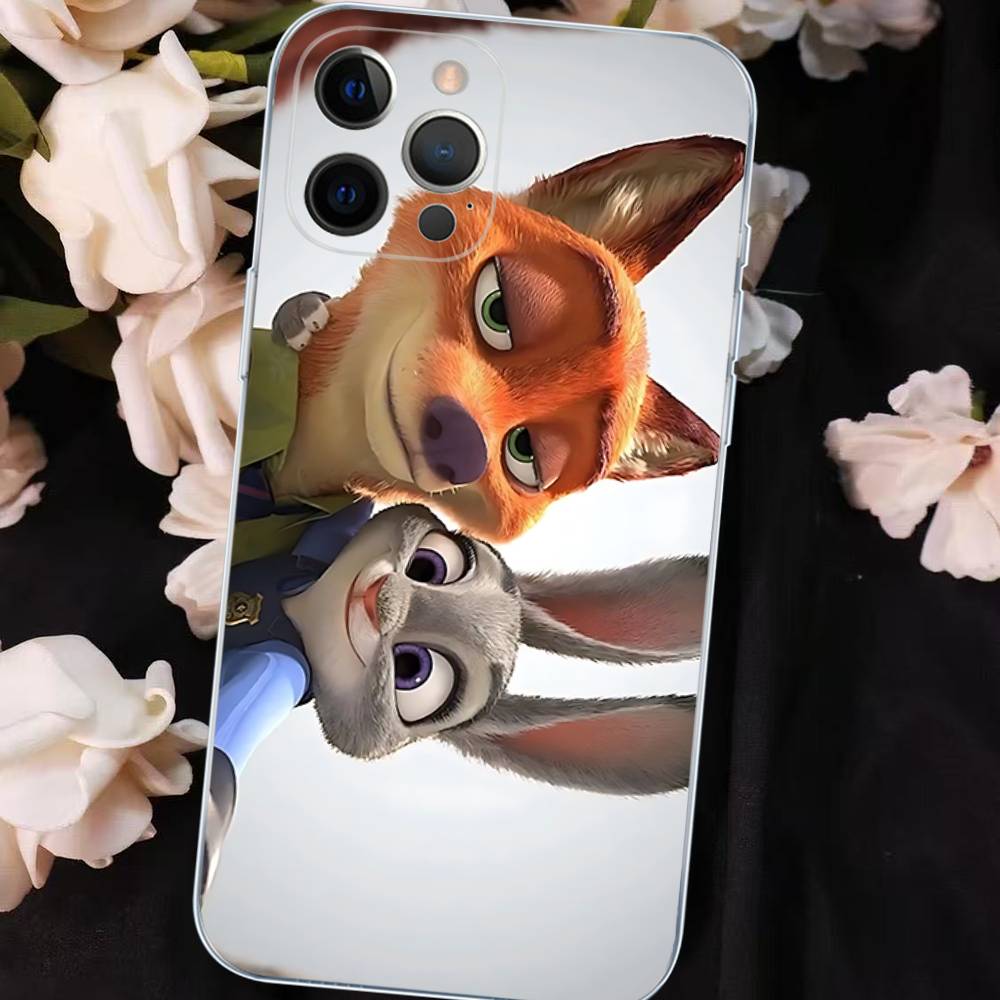 Чехол для телефона Z-ZootopiaS 2 1 Фильм Для IPhone 17 16 15 Plus 14 13 Mini 12 11 Pro Max Мягкий чехол