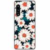 For Sony Xperia 5 IV / 1 IV Case 10IV Soft Silicone Flower Phone Back Cases For Sony Xperia 10 IV V Cover 5IV TPU Bumpers 10V