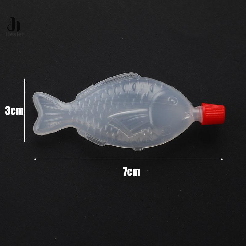 10 шт. Рыбообразные одноразовые бутылочки 8,5 мл для соевого соуса, бутылочки для соусов, бутылочки для приправ для суши, бутылочки для уксуса, упаковочные бутылочки