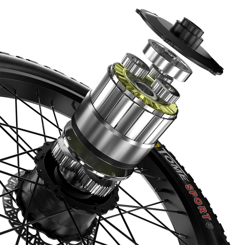 Shengmilo S600 2000W Электровелосипед с двумя моторами Аккумулятор 48В 17,5Ач 26-дюймовые внедорожные шины Электровелосипед для взрослых Внедорожный электровелосипед