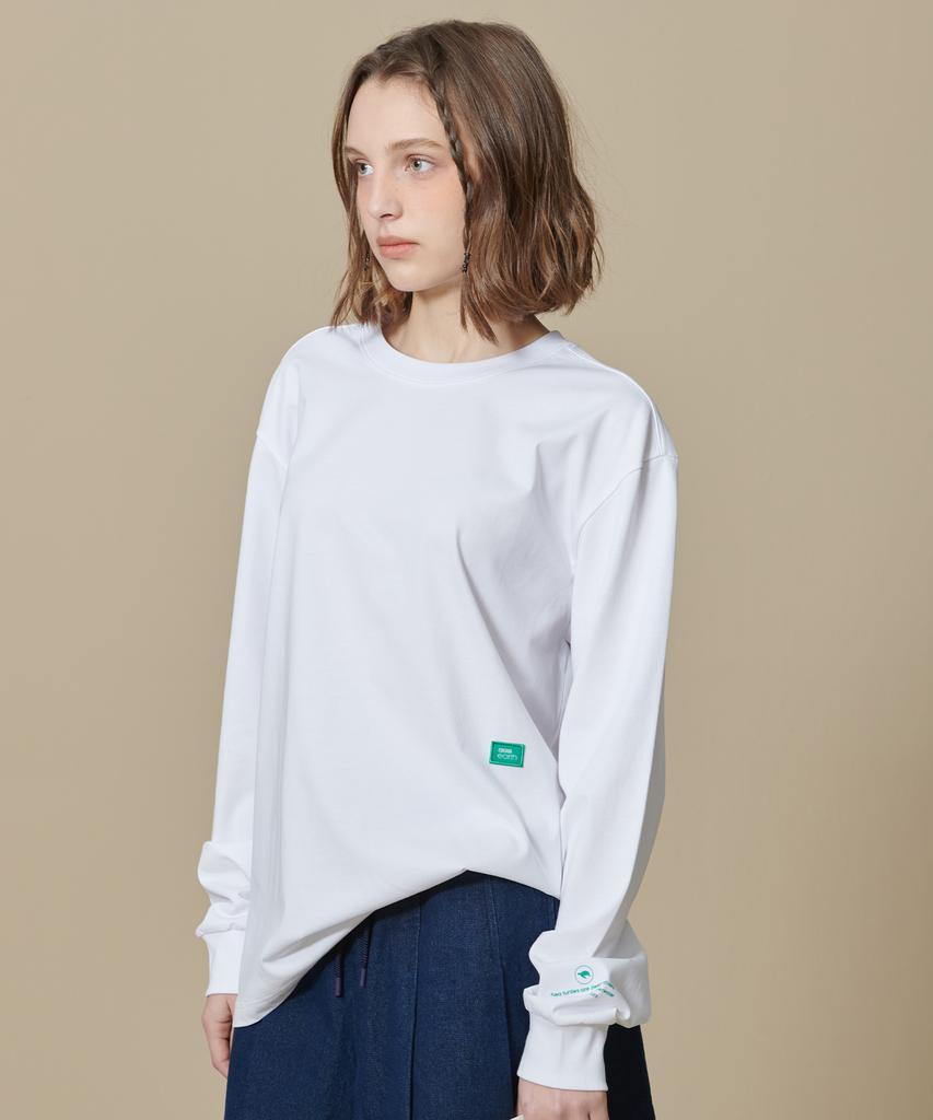 BBC EARTH Round Long T-Shirt_White