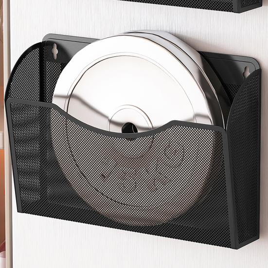 Магнитный держатель для карандашей, металлические сетчатые корзины для хранения с сильными магнитами, боковая часть холодильника