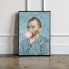 Plakat vincent van gogh z balonem pop art