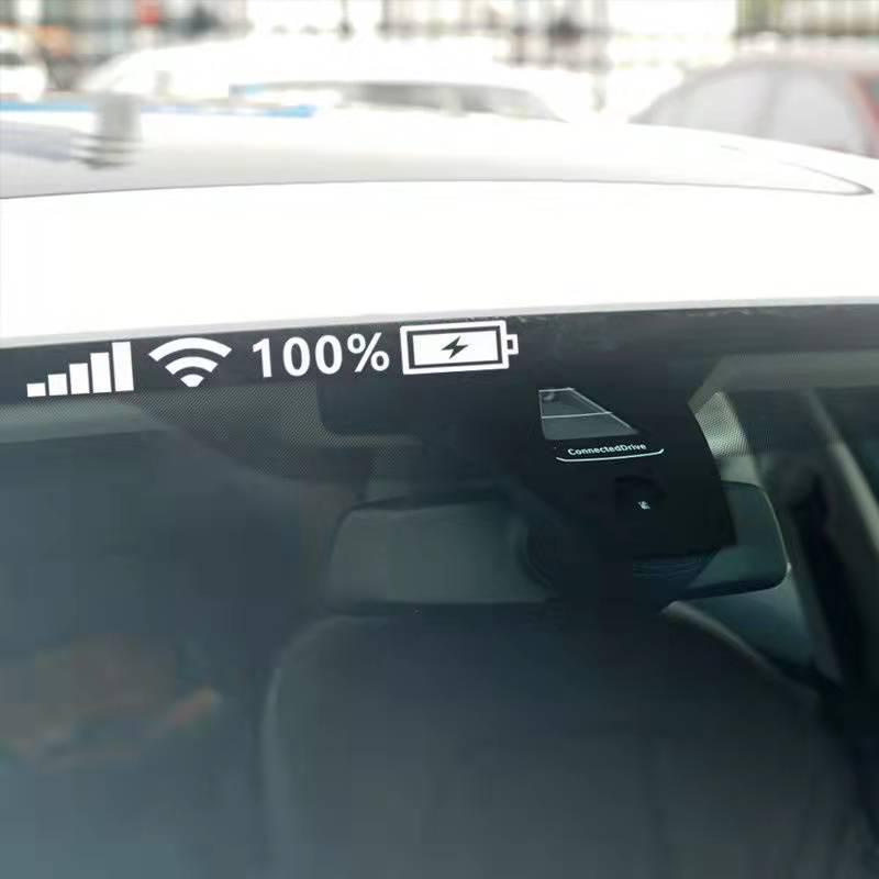 Наклейки с логотипом на заднее и лобовое стекло автомобиля 5G WIFI Signal - персонализированное светоотражающее украшение