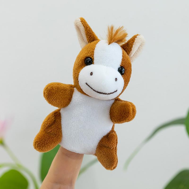 Лесное животное Пальчиковая кукла Панда Плюшевая игрушка Дети Океан Акула Кукла