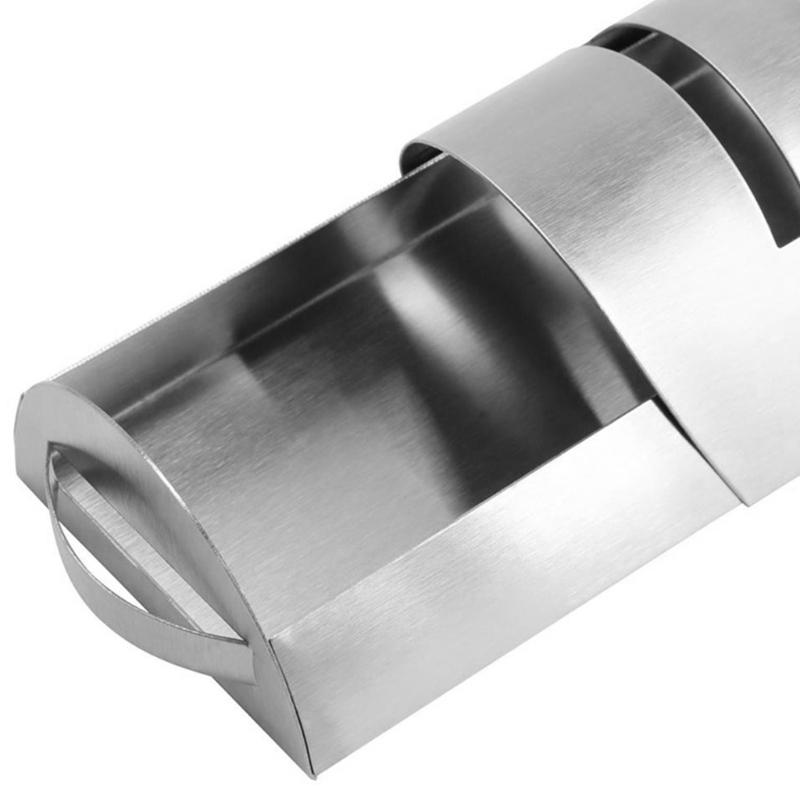 Нержавеющая сталь Коптильня для барбекю Приготовление копчением Генератор дыма Барбекю Гриль Коптильня Коробка Труба Аксессуары для гриля Простота в использовании