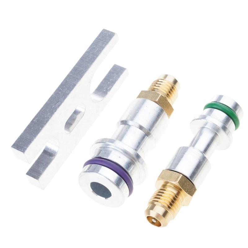 Заглушка для проверки герметичности автомобильного кондиционера, Стопор, Соединитель шланга хладагента, Авто A/C Труба, Инструменты для обнаружения утечек, Обслуживание