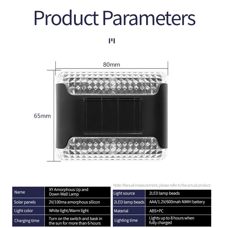 1/4/8 шт. солнечный светодиодный садовый солнечный фонарь, уличный солнечный свет, солнечные фонари для забора, уличный садовый путь, водонепроницаемый настенный светильник