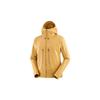 Solid Color Simple Waterproof Breathable Hooded Outdoor Casual Jacket Men Jackets Khaki C22162