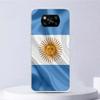 Мягкий чехол с флагом Аргентины для Xiaomi Poco X3 NFC X4 M4 Pro M3 M2 Phone Cover F3 F2 F1 Mi Note 10 Lite A3 A2 A1 Funda Coque