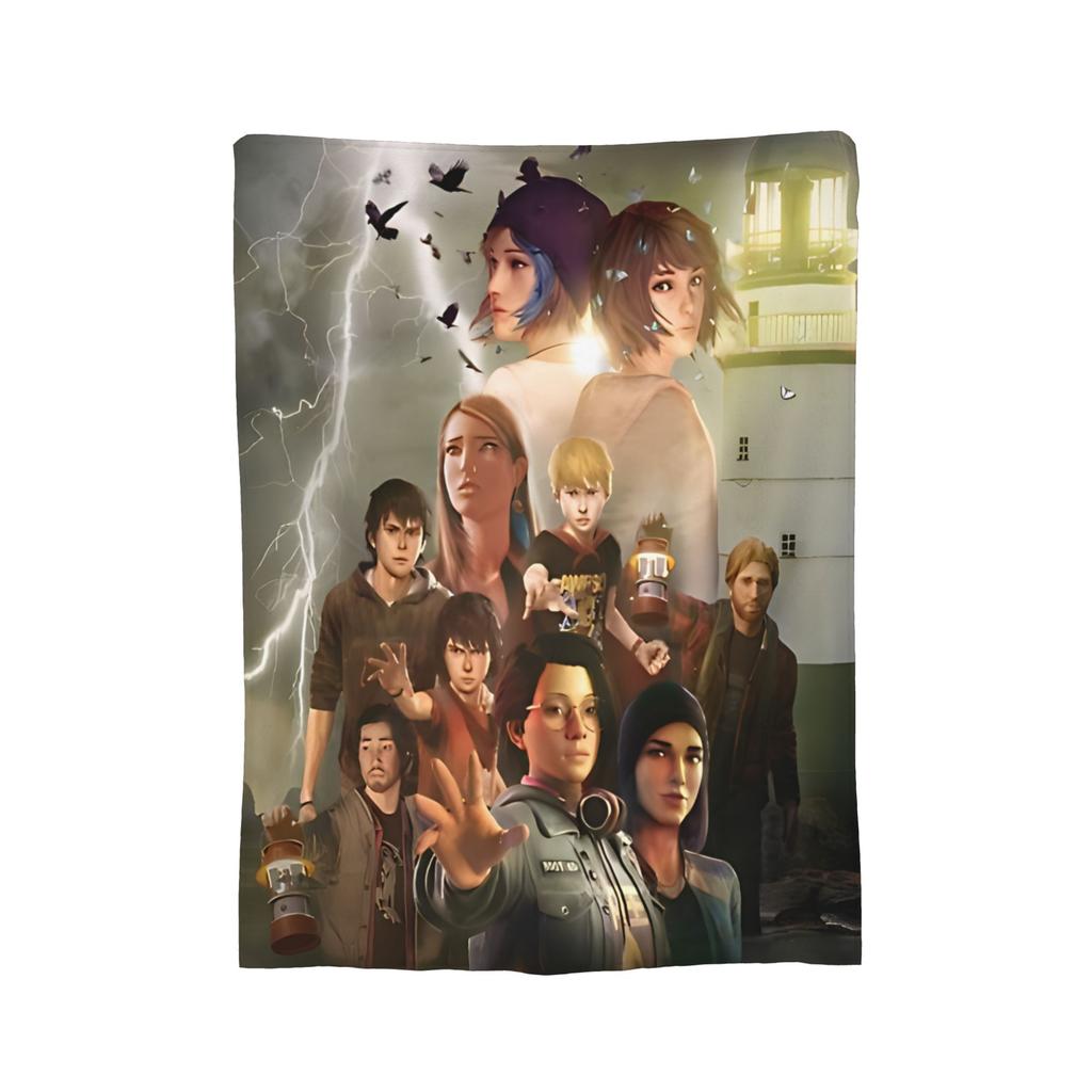 Life is strange butterfly Blanket Plush Novelty Breathable Throw Blankets for Home Spring/Autumn