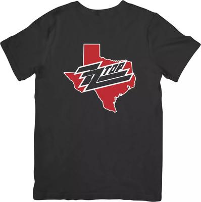 Музыкальная футболка ZZ Top Унисекс для мужчин и женщин Качественная хлопковая футболка Черная