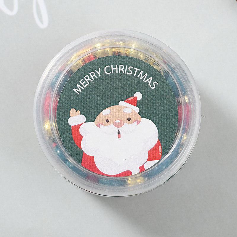 Креативный рождественский подарочный набор из красных и зеленых скрепок с коробкой-витриной Golden Earth