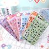 3D Panda Bunny Crystal Gem Relief Stickers Puffy Stickers Faux for Phone Decoration Cute Cartoon