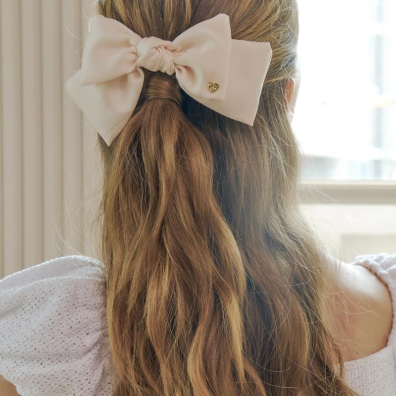 ENGBROX mari ribbon hairpin_ivory