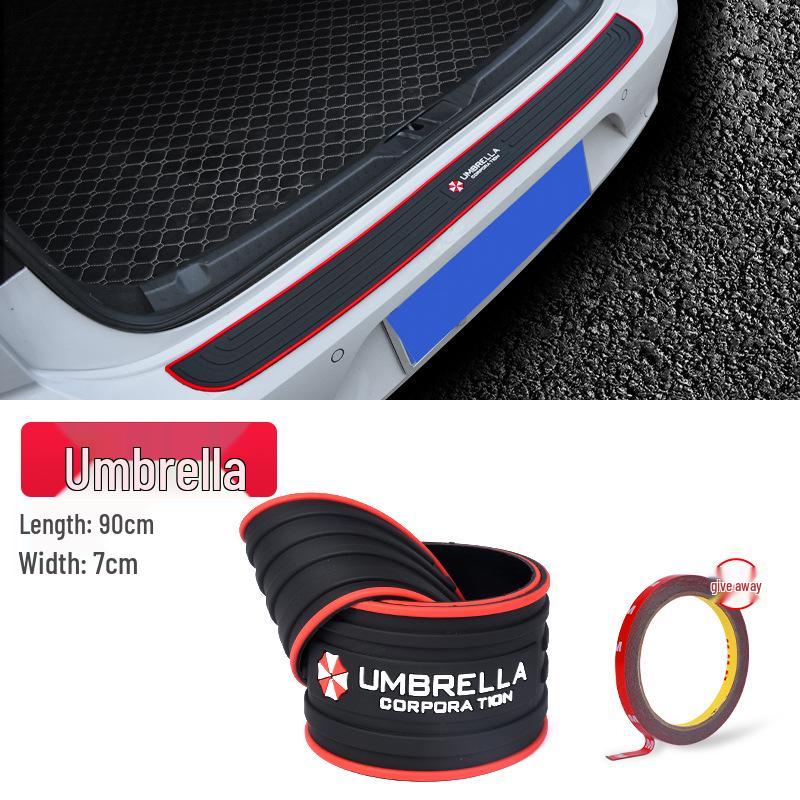 Резиновая защитная полоса от столкновений и царапин для багажника автомобиля