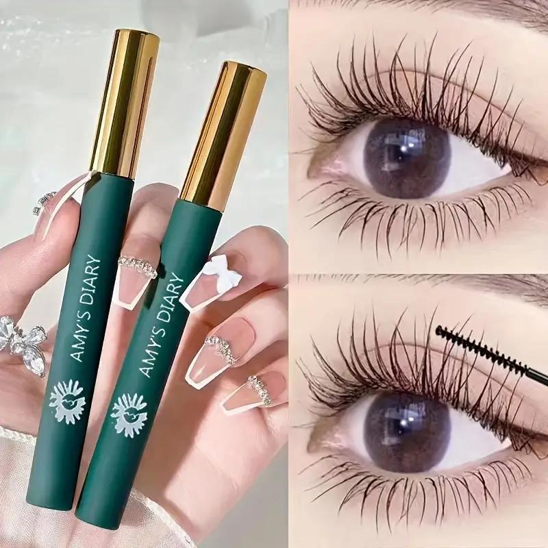3D Fiber Mascara Long Black Lashes Extension Eye Makeup Tool Waterproof Smudge Proof Mascara