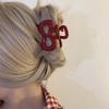 Retro Hairpin Grips Blue Polka Shark Clip Fashion Hair Clip  Hair Accessories