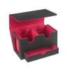 3 In 1 Trading Commander Card Deck Case PU Leather Card Storage Box Holds 200+ Magnetic Closure Card Holder for PKM MTG TCG Game