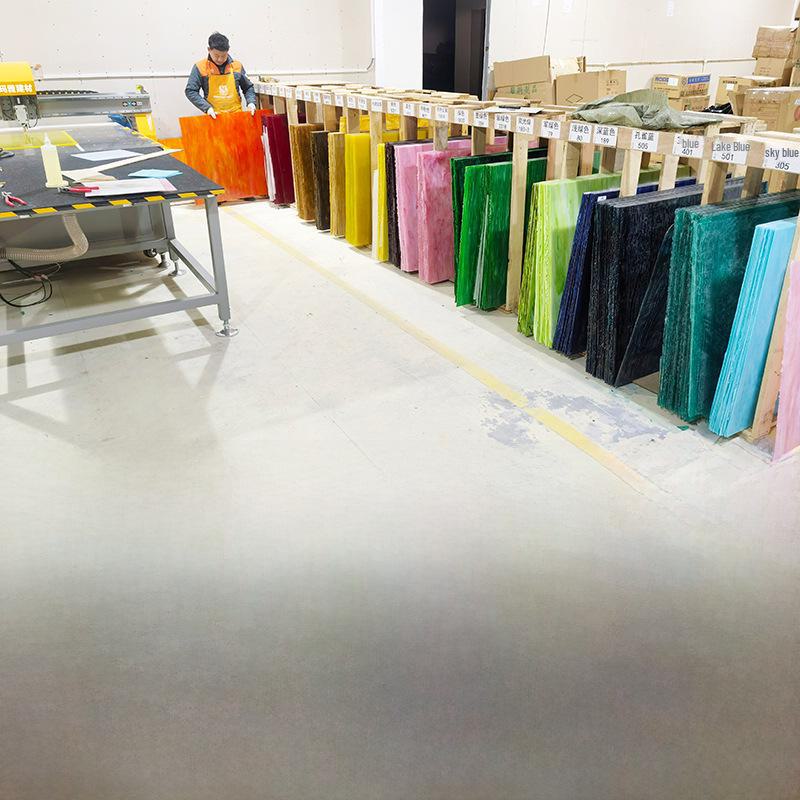 Смешанные цветные листовые слюдяные стеклянные мозаичные детали для украшения подсвечника своими руками