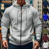 Men Athletic Workout Jacket Fashion Sweatshirt  Pockets Fall Fashion  Oversized Hoodies