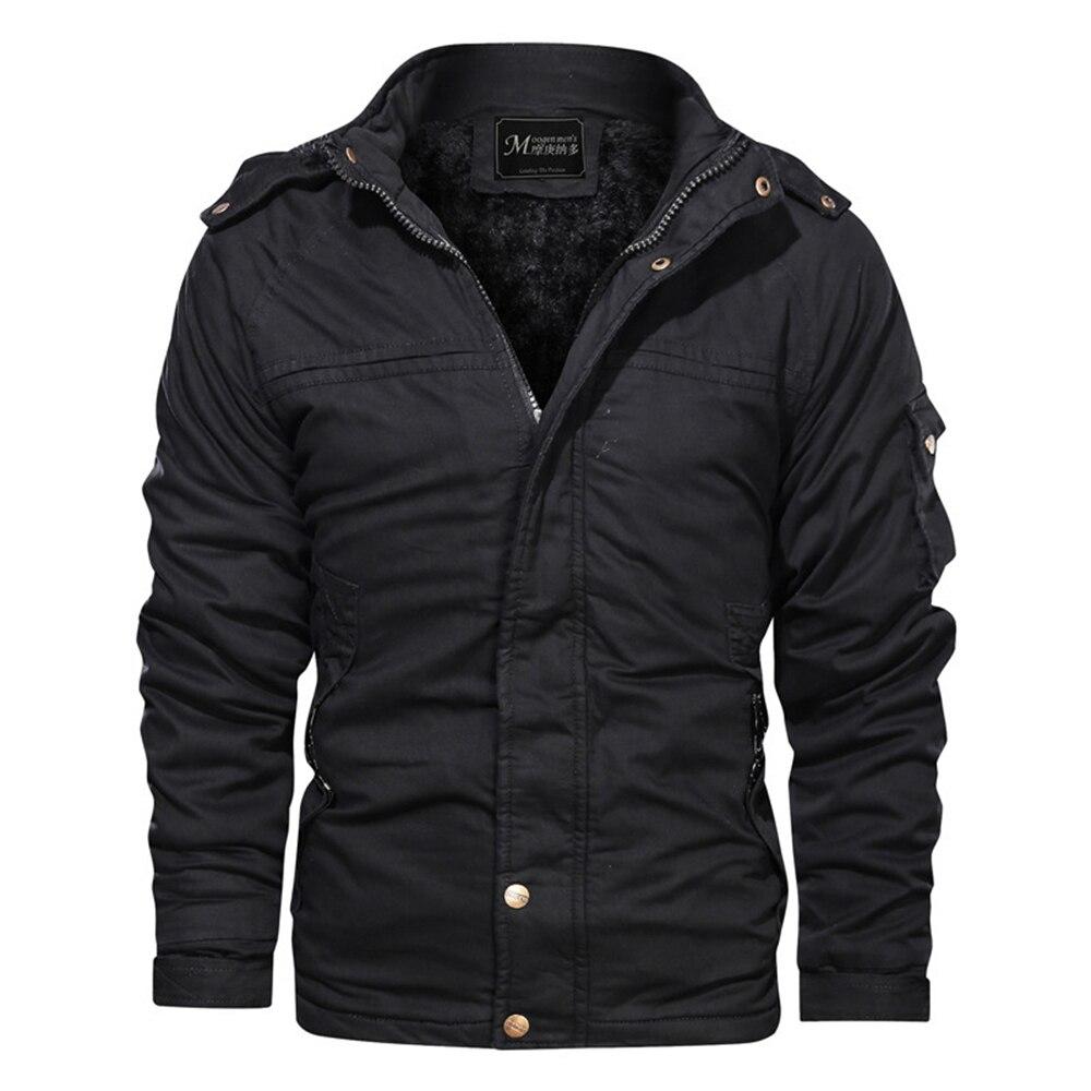 Men Jacket Winter Outdoor Jacket Military Style Tactical Jacket Men Pure Cotton Outwear Thick Warm Coat