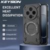 KEYSION Полый чехол для отвода тепла для VIVO X300 Pro 5G Силикон+ПК Магнитное охлаждение Ударопрочный чехол для телефона для VIVO X300