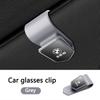 New Car Sun Visor Glasses Clip Sunglasses Card Holder For BMW G30 G20 M3 M5 E91 E92 E93 E36 E70 X3 X4 X5 X1 E39 F30 Accessories ILYFM1