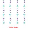 Under the Sea Party Decorations Colorful Bubble Garlands Banners Girl Mermaid Ocean Theme Birthday Party Decor Baby Shower
