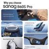 Saina B60S Pro Bone Conduction IPX8 Waterproof Sports Headphones